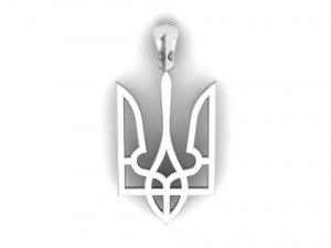 TRIDENT PENDANT 32X15 MM Modelo de Impressão 3D