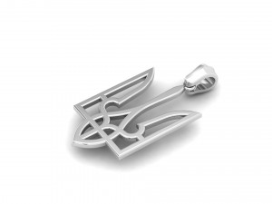 TRIDENT PENDANT 32X15 MM Modelo de Impressão 3D