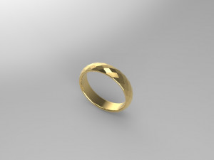 WEDDING RING FACETS SIZE 175 3D Baskı Modeli