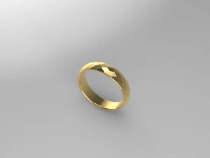 WEDDING RING FACETS SIZE 175 3D Print Model
