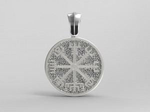 RUNIC COMPASS VEGVISIR Modelo de Impressão 3D