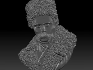 TARAS GRIGORIEVICH SHEVCHENKO BARELIEF 3D Print Model