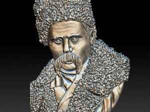 TARAS GRIGORIEVICH SHEVCHENKO BARELIEF 3D Print Model