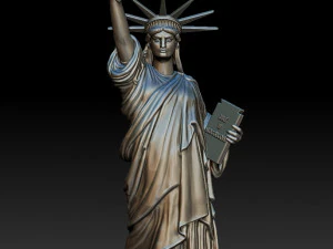 A Est&aacute;tua da Liberdade Modelo de Impressão 3D