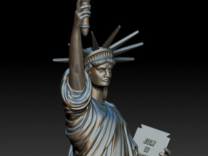 The Statue of Liberty Model Cetak 3D