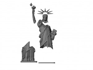 The Statue of Liberty Model Cetak 3D