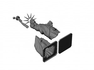 The Statue of Liberty Model Cetak 3D