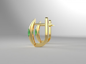 CITRUS EARRINGS 3D Print Model