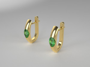 CITRUS EARRINGS 3D Print Model