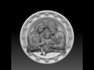 Holy Family 3Dプリントモデル