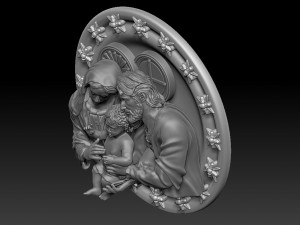 Holy Family 3D Принт Модель