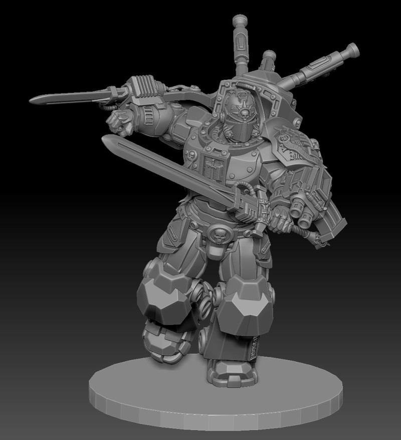 GREY KNIGHT TERMINATOR 1 3D Baskı Modeli .c4d .max .obj .3ds .fbx .stl .blend 