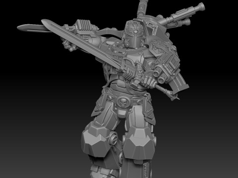 GREY KNIGHT TERMINATOR 1 3D Baskı Modeli