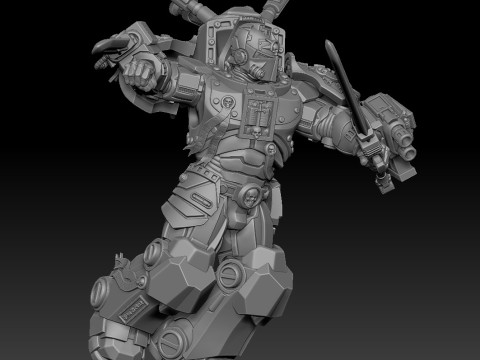 GREY KNIGHT TERMINATOR 1 3D Baskı Modeli