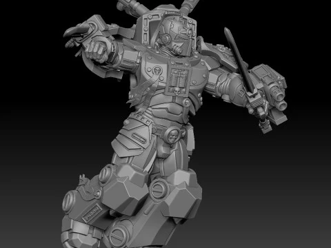 GREY KNIGHT TERMINATOR 1 3D Print Model