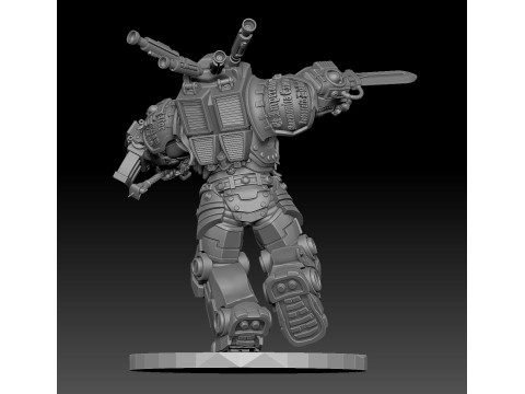 GREY KNIGHT TERMINATOR 1 3D Baskı Modeli