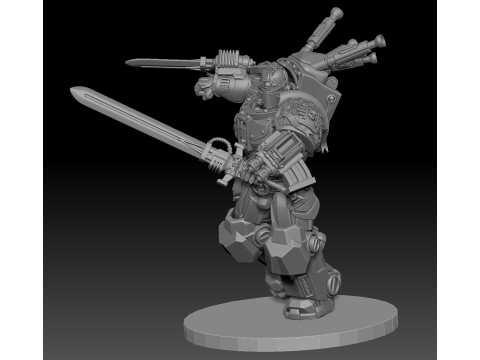 GREY KNIGHT TERMINATOR 1 3D Baskı Modeli