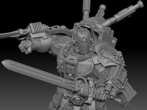GREY KNIGHT TERMINATOR 1 3D Baskı Modeli