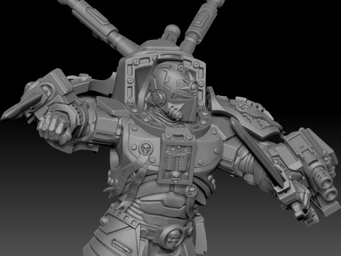 GREY KNIGHT TERMINATOR 1 3D Baskı Modeli