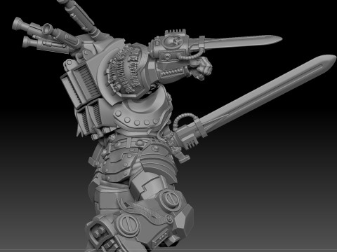 GREY KNIGHT TERMINATOR 1 3D Baskı Modeli