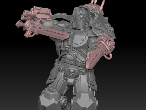 GREY KNIGHT TERMINATOR 1 3D Baskı Modeli