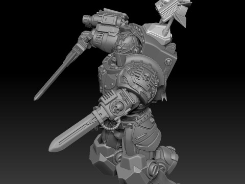 GREY KNIGHT TERMINATOR 1 3D Baskı Modeli