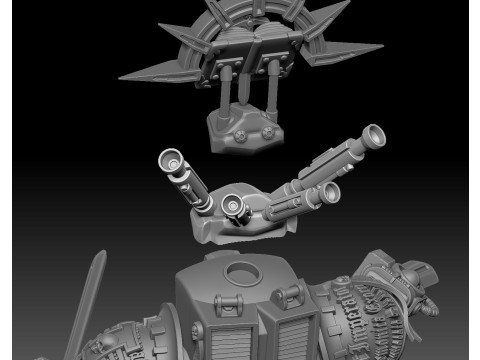 GREY KNIGHT TERMINATOR 1 3D Baskı Modeli