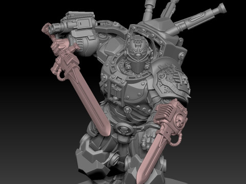 GREY KNIGHT TERMINATOR 1 3D Baskı Modeli