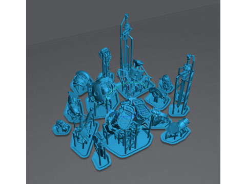 GREY KNIGHT TERMINATOR 1 3D Baskı Modeli