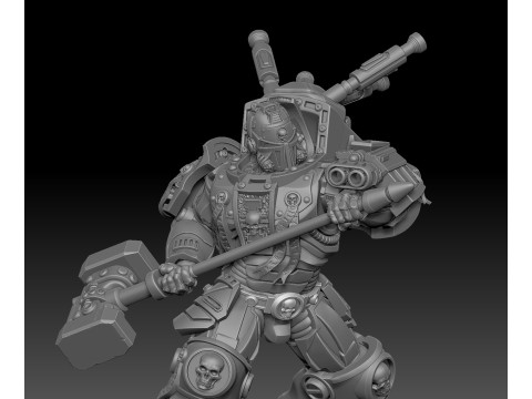 GREY KNIGHT TERMINATOR 2 3D Print Model