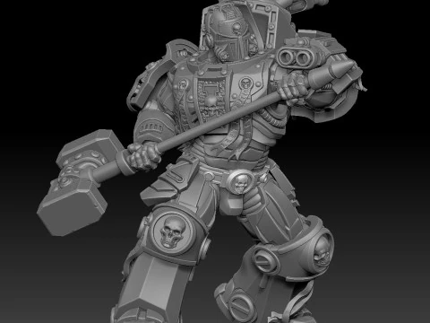 GREY KNIGHT TERMINATOR 2 3D Print Model