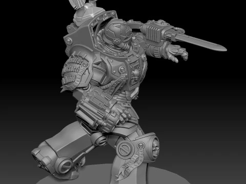 GREY KNIGHT TERMINATOR 2 3D Print Model
