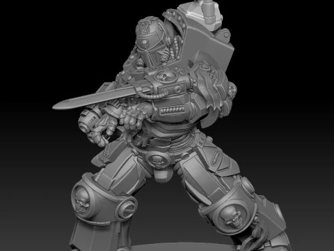 GREY KNIGHT TERMINATOR 2 3D Print Model