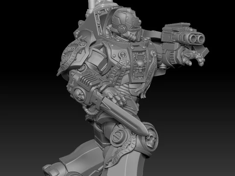 GREY KNIGHT TERMINATOR 2 3D Print Model