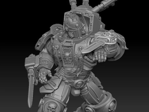 GREY KNIGHT TERMINATOR 2 3D Print Model