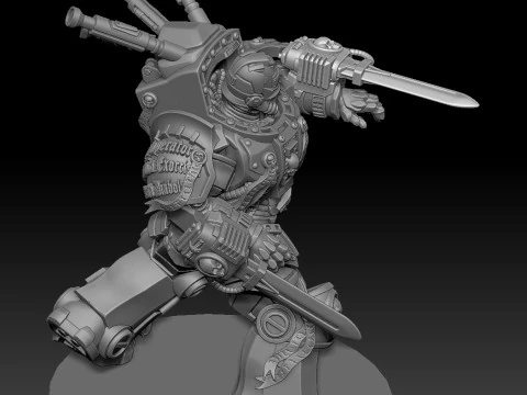 GREY KNIGHT TERMINATOR 2 3D Print Model
