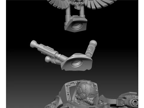 GREY KNIGHT TERMINATOR 2 3D Print Model