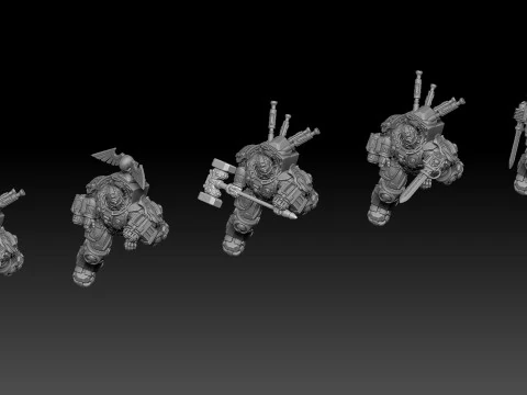 GREY KNIGHT TERMINATOR 2 3D Print Model