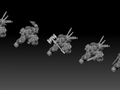 GREY KNIGHT TERMINATOR 2 3D Print Model