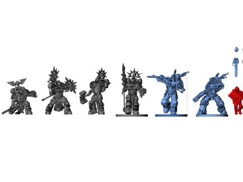 GREY KNIGHT TERMINATOR 2 3D Print Model