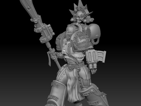 Steel Sentinel 1 3Dプリントモデル