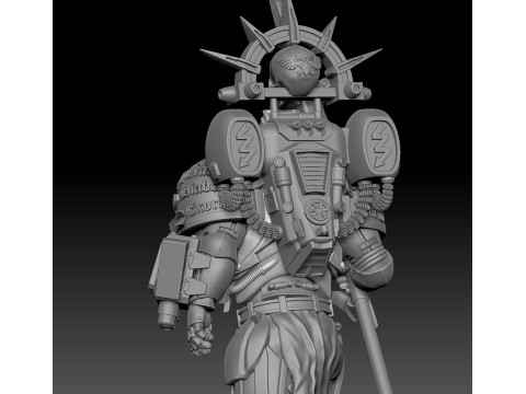 Steel Sentinel 1 3Dプリントモデル