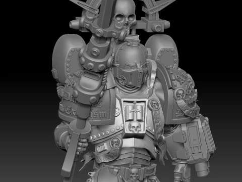 Steel Sentinel 1 3D Print Model