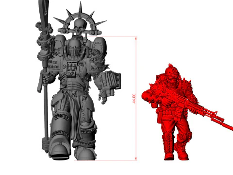 Steel Sentinel 1 3D Print Model