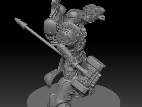 Steel Sentinel 2 3D Print Model