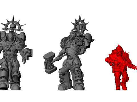 Steel Sentinel 2 3D Print Model