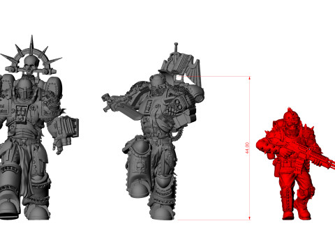 Steel Sentinel 3 3D Print Model