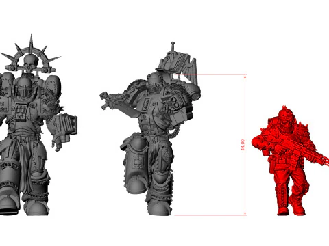 Steel Sentinel 3 3D Print Model