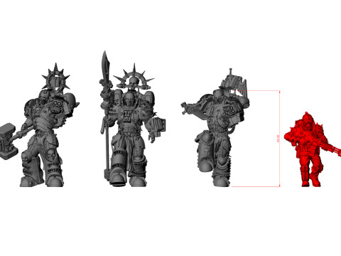Steel Sentinel 3 3D Print Model