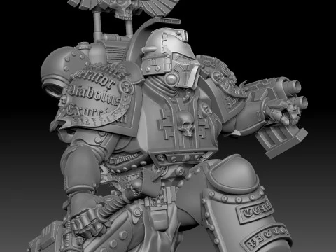 Steel Sentinel 4 3D Print Model